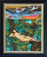 Figure in a Landscape l by Frans Smit contemporary artwork painting
