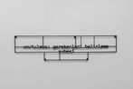 Unit of Determining What Needs to be Forgotten by Memed Erdener contemporary artwork Sculpture