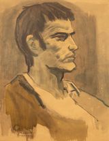 The Roman by Mikayil Abdullayev contemporary artwork works on paper