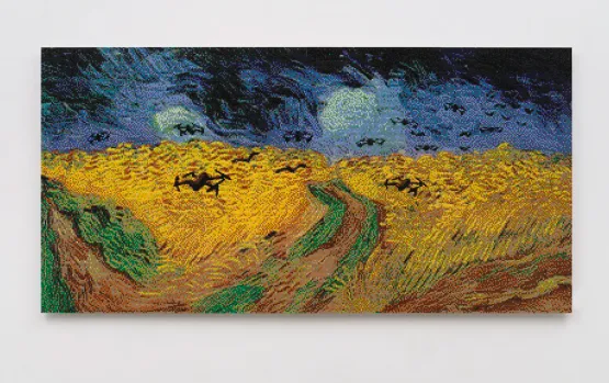 Wheat Field with Crows by Ai Weiwei contemporary artwork Sculpture