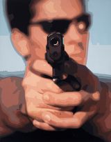 Shooter by Christopher Langton contemporary artwork painting