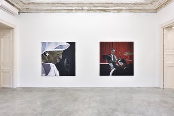 Contemporary art exhibition Madelynn Green Birth of a Star at Almine Rech Paris Rue de Turenne France