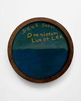 Untitled Deus Super Omniorum Lux Et Lex by Frank Walter contemporary artwork painting