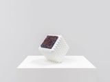 Aubergine 4 Flat series by Hadieh Shafie contemporary artwork mixed media