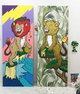 The Guardian of the Gate by Yuree Kensaku contemporary artwork mixed media