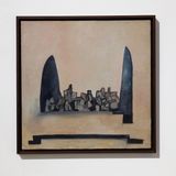 Landscape stones by Ana Mazzei contemporary artwork painting
