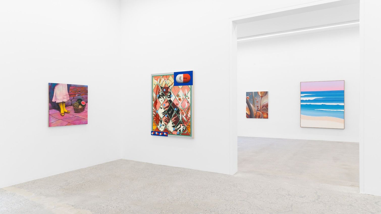Exhibition View: Group Exhibition, The Wave: A Benefit for LA Wildfires, Anat Ebgi, Los Angeles (8 February–22 March 2025).