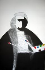 Rembrandt I by Manolo Valdes contemporary artwork print
