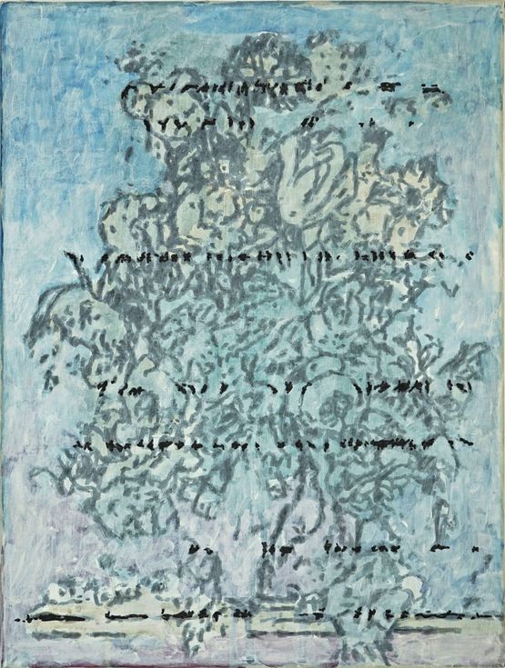 Blumen machen auch keinen Sinn Blumenbild by Heribert Ottersbach contemporary artwork Painting