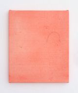 Endnote oblique pink orangepink by Ian Kiaer contemporary artwork painting