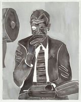Lunch Alone Mr. Groff by Bianca Kennedy contemporary artwork painting works on paper