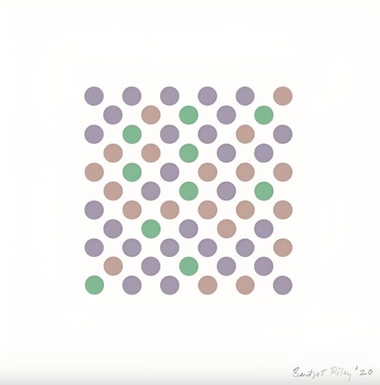 Measure For Measure by Bridget Riley contemporary artwork Print
