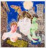 Haunted Thruple by Richard Hawkins contemporary artwork Painting