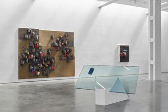 Contemporary art exhibition John Latham Skoob Works at Lisson Gallery 504 West 24th Street New York United States