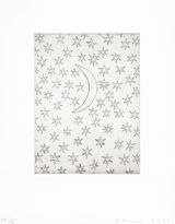 Moon and Stars by David Austen contemporary artwork print