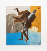 You walked by Shadi Al-Atallah contemporary artwork painting drawing