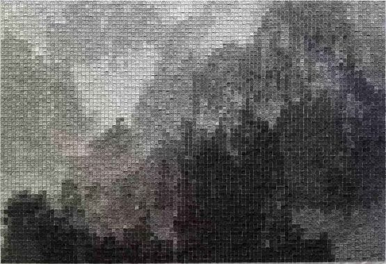 Emoji Landscape by Lee Chun-Yi contemporary artwork Works on Paper