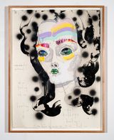 i am here to receive your fruit by Del Kathryn Barton contemporary artwork works on paper