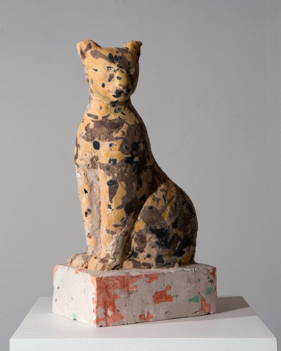 Leopard by Linda Marrinon contemporary artwork Sculpture