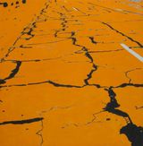 Orange Crack by Koen Van Den Broek contemporary artwork painting