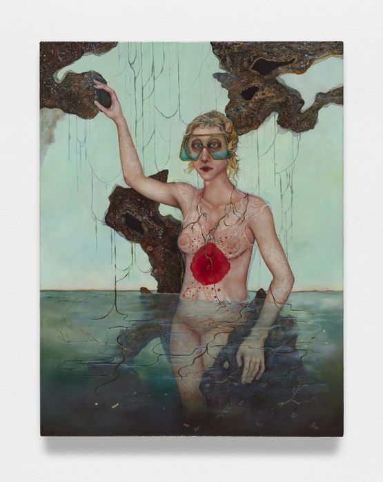 Rosemarinus by Anj Smith contemporary artwork Painting