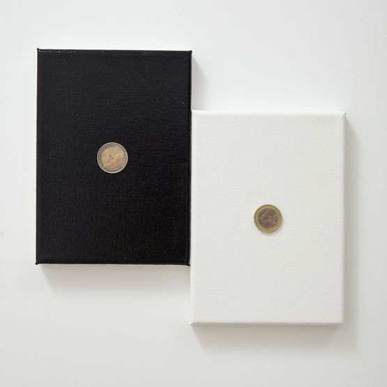 UNTITLED PAIR by John Nixon contemporary artwork Painting
