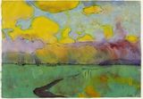 Nordfriesische Landschaft by Emil Nolde contemporary artwork works on paper