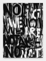 Untitled WE ARE NOT by Adam Pendleton contemporary artwork print