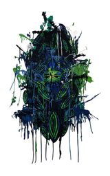 Fertility of Democracy by Eko Nugroho contemporary artwork painting textile