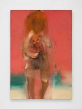 Brave Girl in Pink by Leiko Ikemura contemporary artwork painting