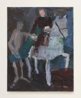 Horse and Rider by Janice Nowinski contemporary artwork painting works on paper