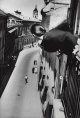 Marathon in University Street Vilnius by Antanas Sutkus contemporary artwork photography