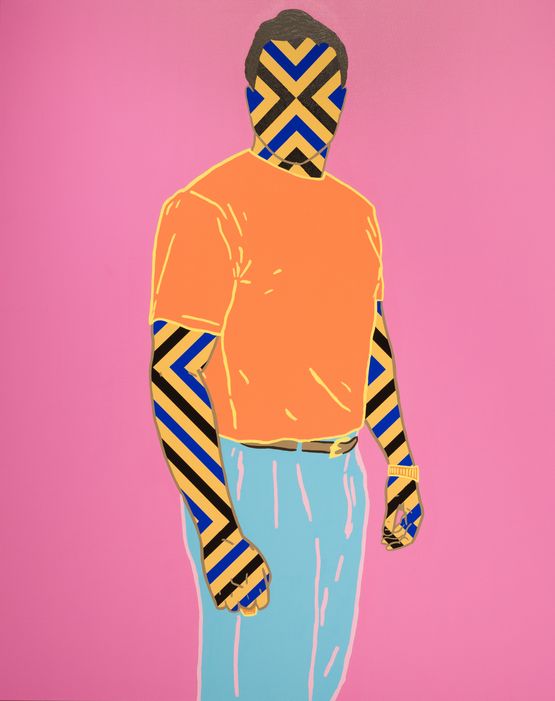 Lover and a fighter by Reko Rennie contemporary artwork Painting