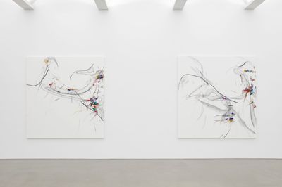 Xiyao Wangs Grand Gestures at Perrotin New York