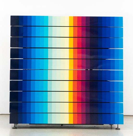 Chromadynamica Multistable 2 by Felipe Pantone contemporary artwork Works on Paper