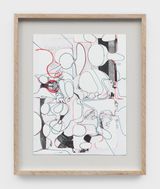 Untitled Puzzle Drawing Frogs 9 by Michael Williams contemporary artwork works on paper
