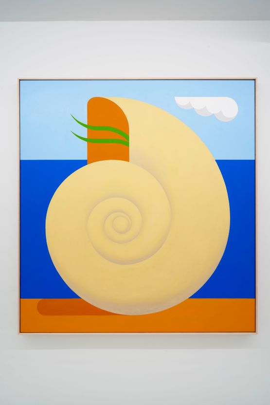 Host in the Shell by Leonhard Hurzlmeier contemporary artwork Painting