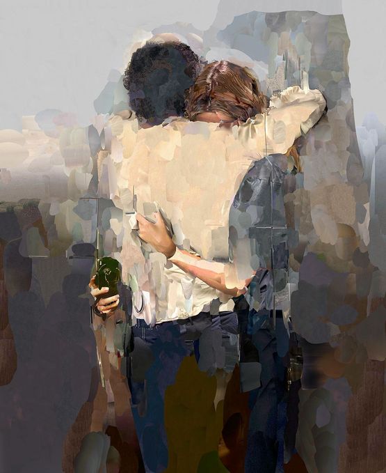 Rehearsing one by Alina Frieske contemporary artwork Print