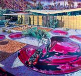 Krisel House - Twin Palms by Rex Southwick contemporary artwork painting works on paper