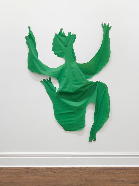 Holler by Senga Nengudi contemporary artwork Textile