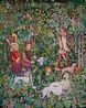 The Hunters Enter the Woods by Woo Kukwon contemporary artwork Painting
