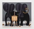 The Great Unveiling by Oli Epp contemporary artwork Painting