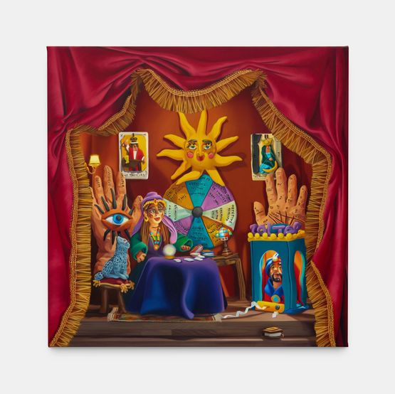 Fortune teller by Natalia Ocerin contemporary artwork Painting