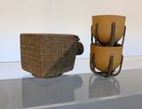 Tea Pot and Cups by Isobel Thom contemporary artwork mixed media
