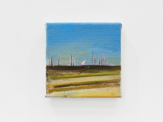 Oil Field Midland TX by Izzy Barber contemporary artwork Painting