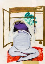Stuffed by Yi Youjin contemporary artwork painting works on paper