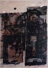 Huzunlu Gunler by Azade Koker contemporary artwork mixed media painting