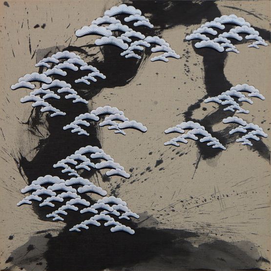 S Matsu 8 by Kohei Kyomori contemporary artwork Painting