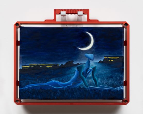 PM08 Moon Field by Alejandro Cardenas contemporary artwork Painting