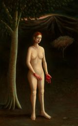 Eos Rosy-fingered Dawn by Helen Flockhart contemporary artwork painting